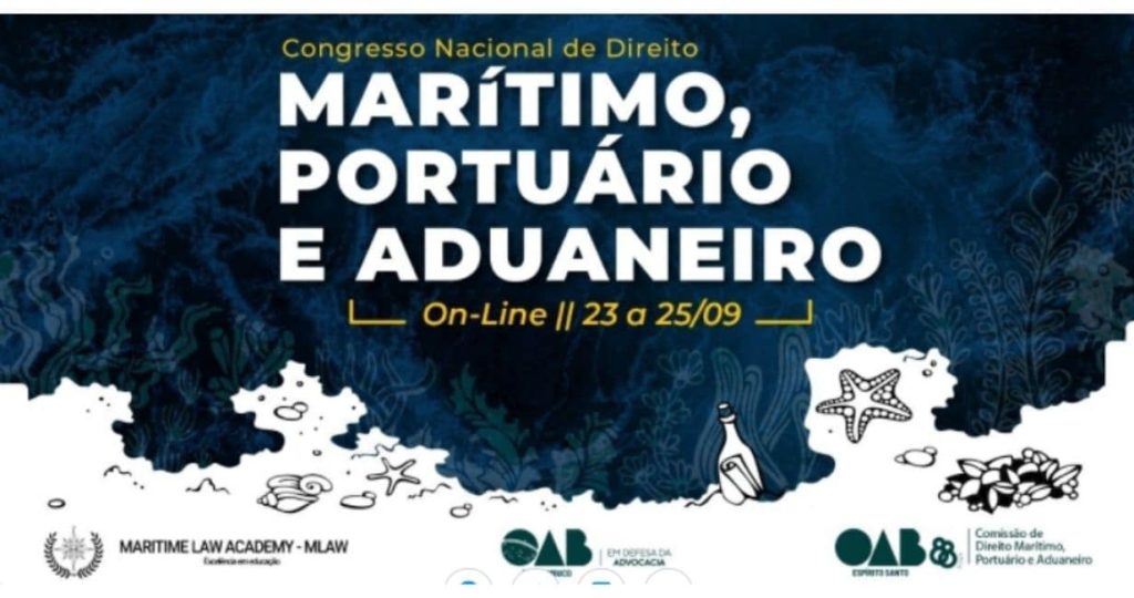 Inscrições abertas para o I Congresso Nacional Digital de Direito Marítimo, Portuário e Aduaneiro
