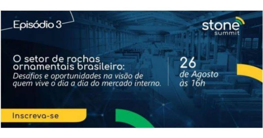 Stone Summit vai destacar os desafios e oportunidades do mercado interno de rochas