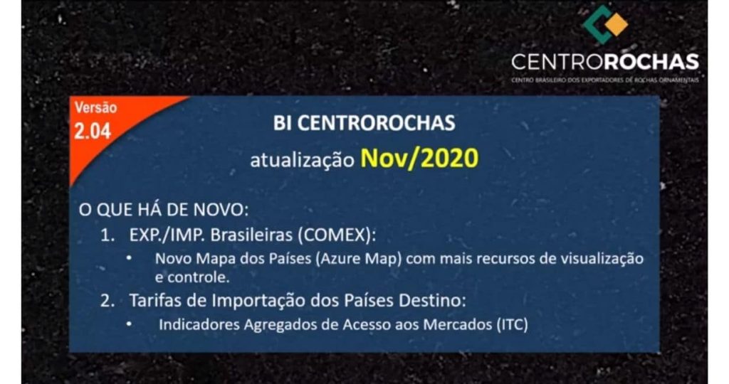 BI Centrorochas gains new module with customs tariffs for destination countries and more informative map