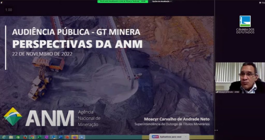 Centrorochas e Sindirochas participam de Audiência Pública de GT – Código de Mineração