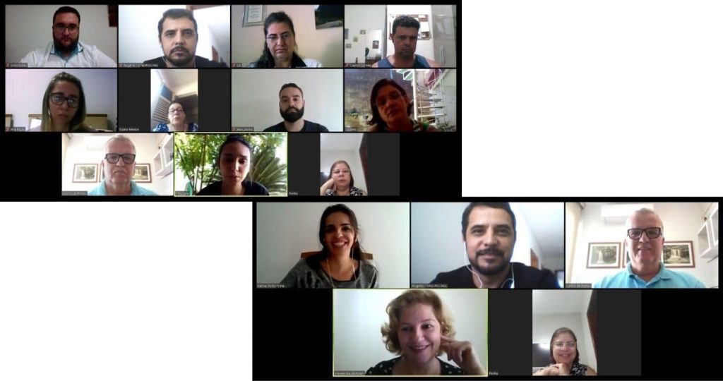 Equipes do Centrorochas e Sindirochas alinham ações em reunião virtual