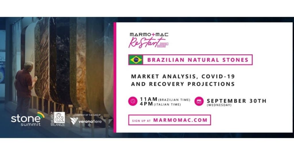 Vice-presidente do Centrorochas participará de evento digital na Marmomac