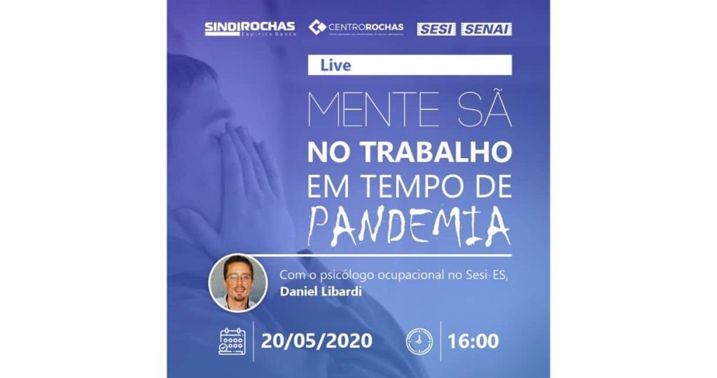 Live on emotional health at work in times of quarantine next Wednesday