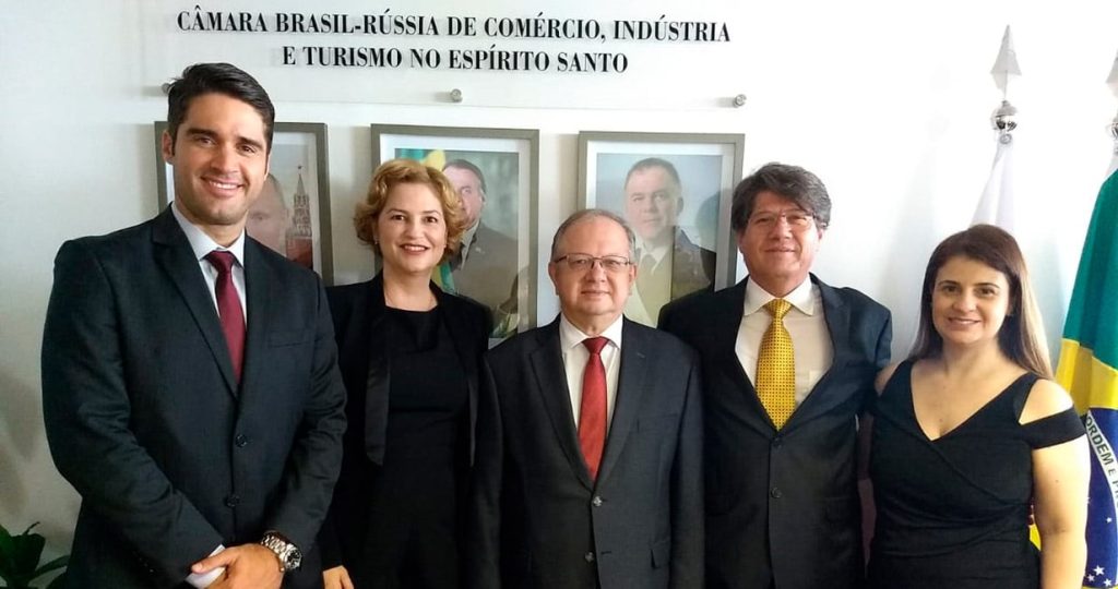 Centrorochas participa da solenidade de instalação do escritório da Câmara Brasil-Rússia no ES